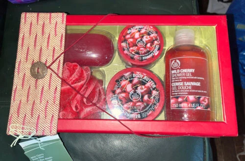 Aroma de cereza The Body Shop lavados de cuerpo y geles de ducha