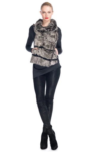 Helmut lang shop fur vest