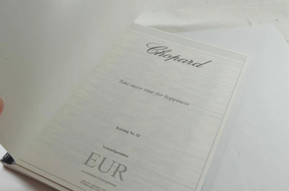 Chopard Catalog 2005 Catalogue With Price List - Image 2 of 2