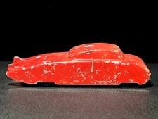 Vtg Midgetoy Diecast Metal Futuristic Automobile RED Toy  -  No Windows - RARE