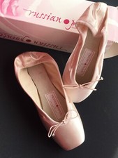 Russian pointe Ballet Shoes Sizes 37 and 38; 4 Available , Pastel Pink, NEW 