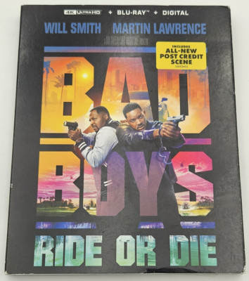 Bad Boys: Ride or Die - [4K UHD Blu-Ray + Digital] - New, Sealed With Slip Cover