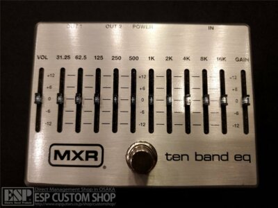 MXR M108S 10 Band Graphic EQ guitar effects pedal From Japan MXR M108S 10 Band Graphic EQ guitar effects pedal From Japan