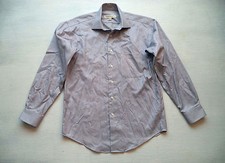 Mens PRONTO UOMO button pocket dress shirt sz M non iron office tie work