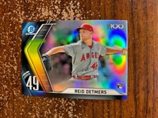 Reid Detmers RC, Chrome-Bowman Scout's Top 100 #BTP-49 - 2022 Bowman