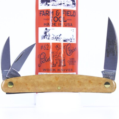 GEC #62 Pocket Carver Maple Valley Richlite Farm & Field Great Eastern Cutlery