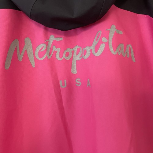Adidas Metropolitan Skateboarding Jacket Mens Sz Large Black Real Magenta Coat - Picture 5 of 17