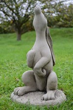 Jasper the Moon Gazing Hare Stone Garden Ornament