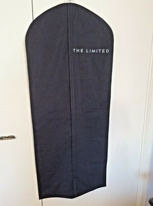 Vintage "The Limited" Vinyl Dress Zipper Storage Bag - 24" X 58"