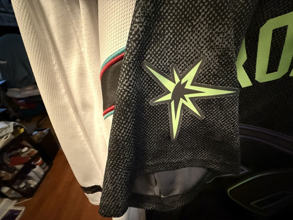 Randy Arozarena 56 City Connect Tampa Bay Rays Jersey Medium eBay