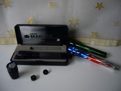 MAGLITE  Solitaire Mini Taschenlampe drei Stück, Ersatzteile