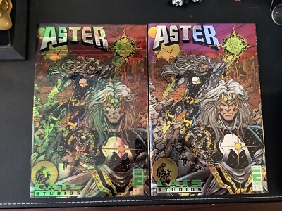 Aster#1(2 book lot)Chromium & Clear Chromium only 600; w/COA! 1995 NM!