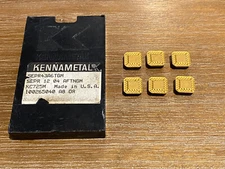 KENNAMETAL CARBIDE INSERTS SEPR43A6TGM / SEPR 12 04 AFTNGM / KC725, QTY. 6