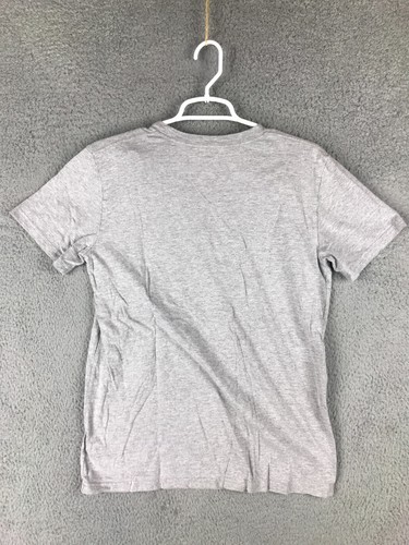 Adidas Boys Short Sleeve Crew Neck Gray T Shirt Size L 14/16 - Picture 4 of 7