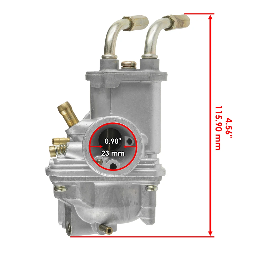 Caltric Carburetor For Yamaha Pw50 Pw 50 Y-Zinger 1981-2025 5PG-14101-10-00 - Image 3 of 4