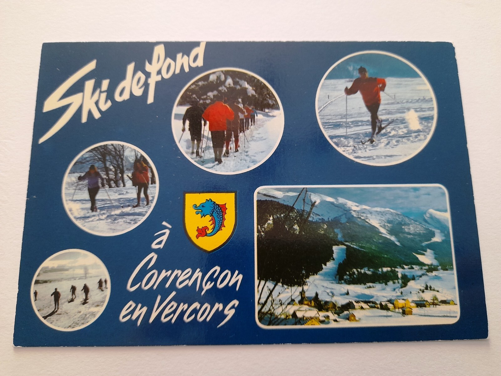 Carte postale - Ski de fons à Corrençon-en-Vercors - 1992