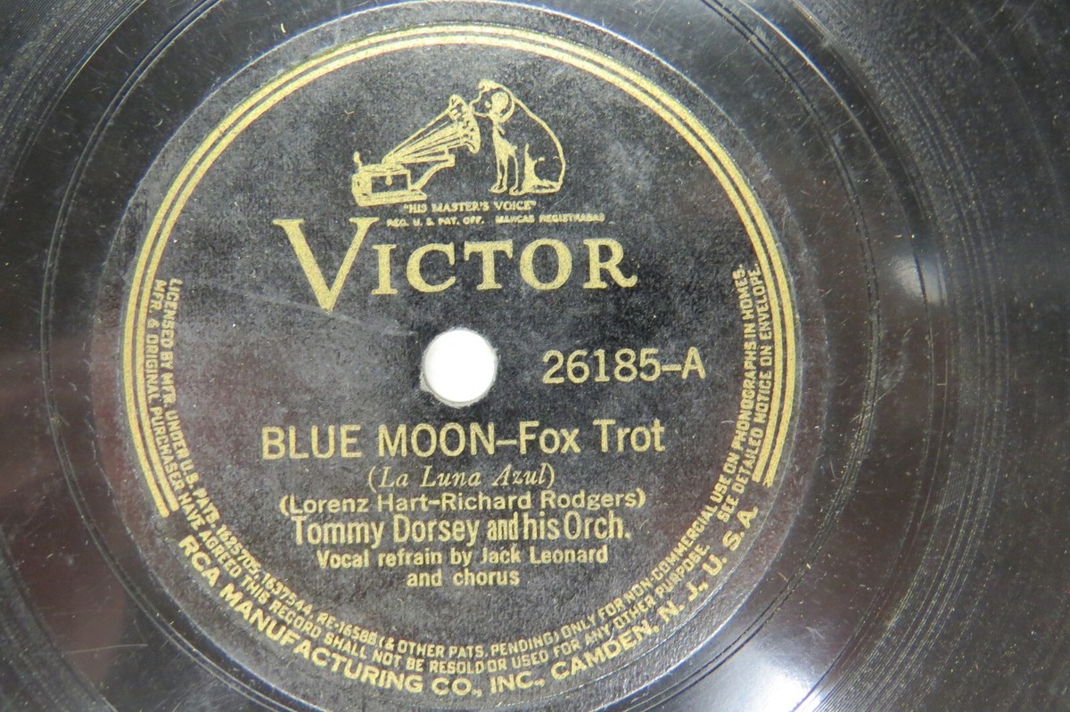 Tommy Dorsey & Orch. - VICTOR 26185 - Blue Moon & Panama | eBay