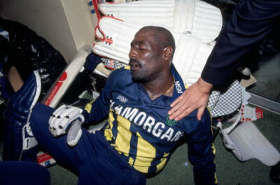 Viv Richards of Glamorgan after their AXA Equity and Law matc- Cricket Photo 1