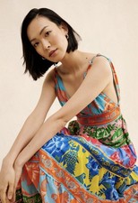 FARM Rio Lace Garden Mix Maxi Dress Size Medium