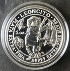 2012 Royal Silver Company 1oz Silver Extra-Fine Leoncito Round in a Capsule