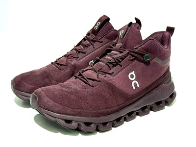 On Cloud Hi Women s Mulberry Edge shoes Size 8.5 Waterproof Running Hiking