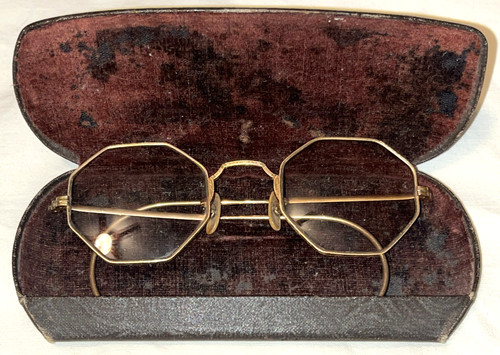 Vintage Antique Bausch & Lomb B&L 1/10 12K GF Gold Filled Eyeglasses Wire Frame