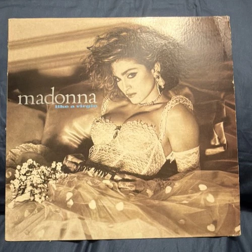 Madonna Like a Virgin Vinyl Record 1984 release w/ original lyric sleeve