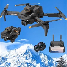 Drohne mit Dual Kamera 8K HD Faltbar FPV RC Drones RC Quadrocopter Drone 3Akkus