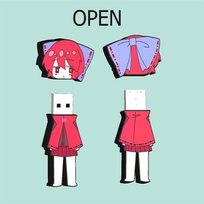 TouHou Project Sekibanki Mami 8~128G Computer U Disk USB3.2 Metal Flash Drive