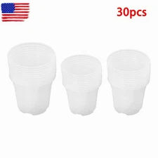 Seed Starting Pot 30 Pcs 6,5,4Inch Plant Nursery Pots Bulk Plastic for Plant