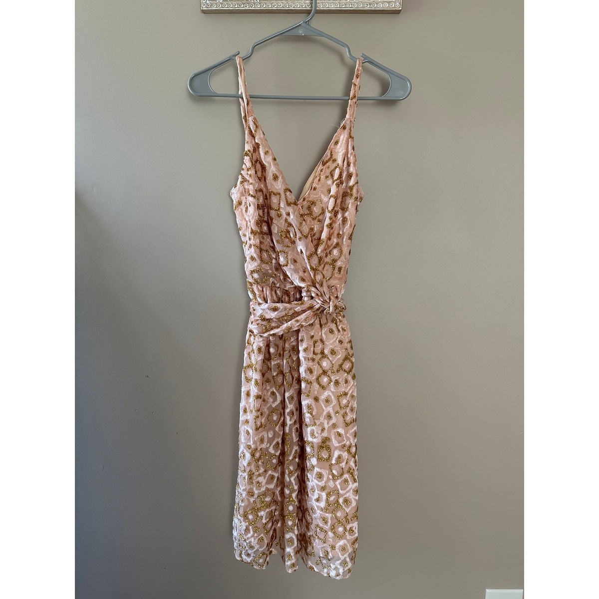 milly gold dress Milly