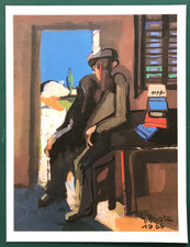 ILLUSTRATION EN COULEURS SIGNEE ET DATEE PAR GEORGES BRIATA, MARSEILLE