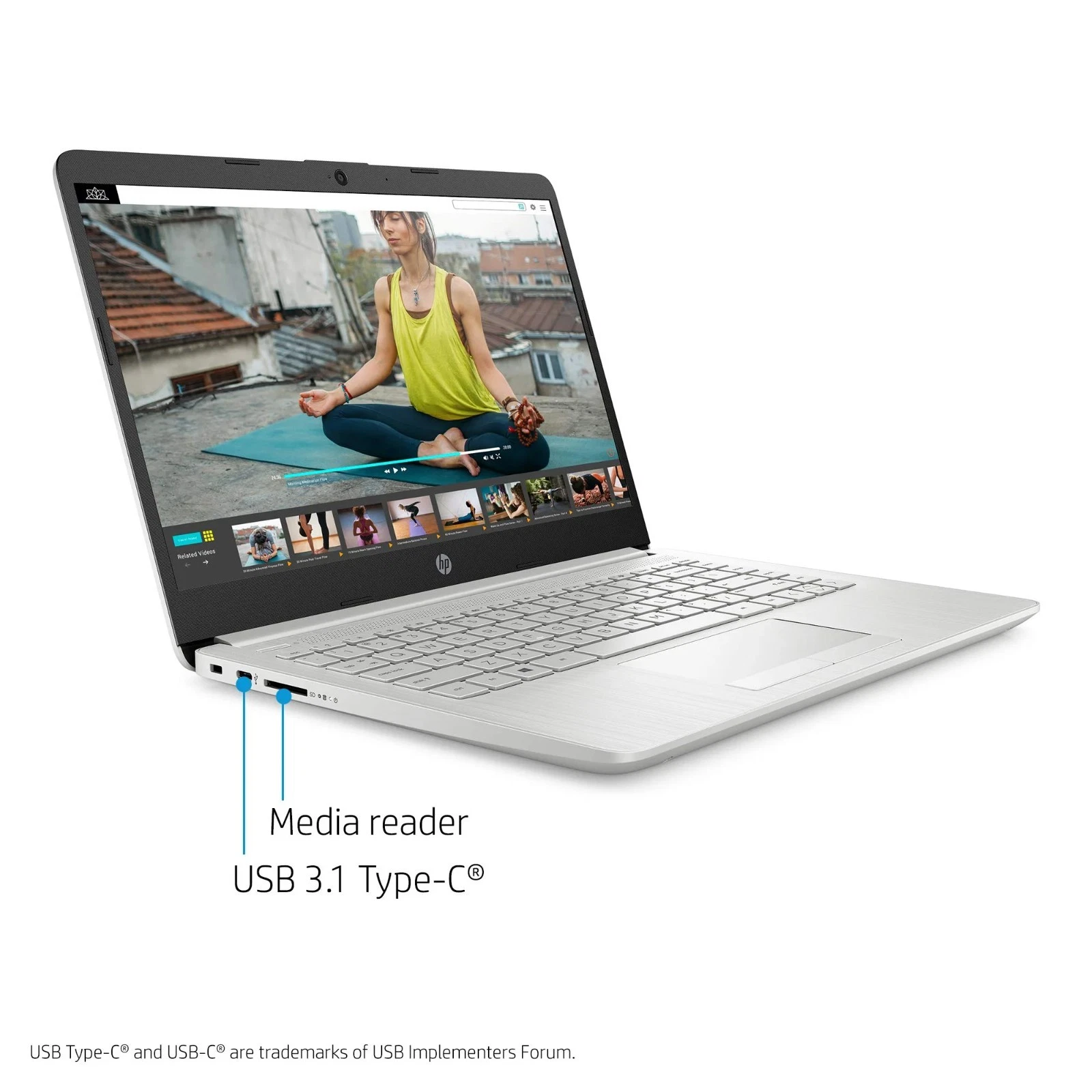 HP 14” Ryzen Student Notebook 3.50GHz 16GB RAM 512GB M.2  Wi-FI Bluetooth Win 11 - Picture 4 of 5