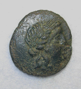Kings of Thrace, Mostis,  AE 21,  121-85/79 BC, Mostis / Prancing Horse, aVF