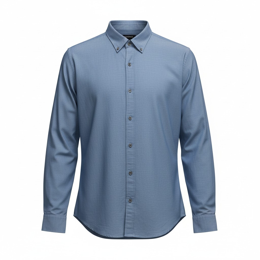 Express button down blue mens large - image 1