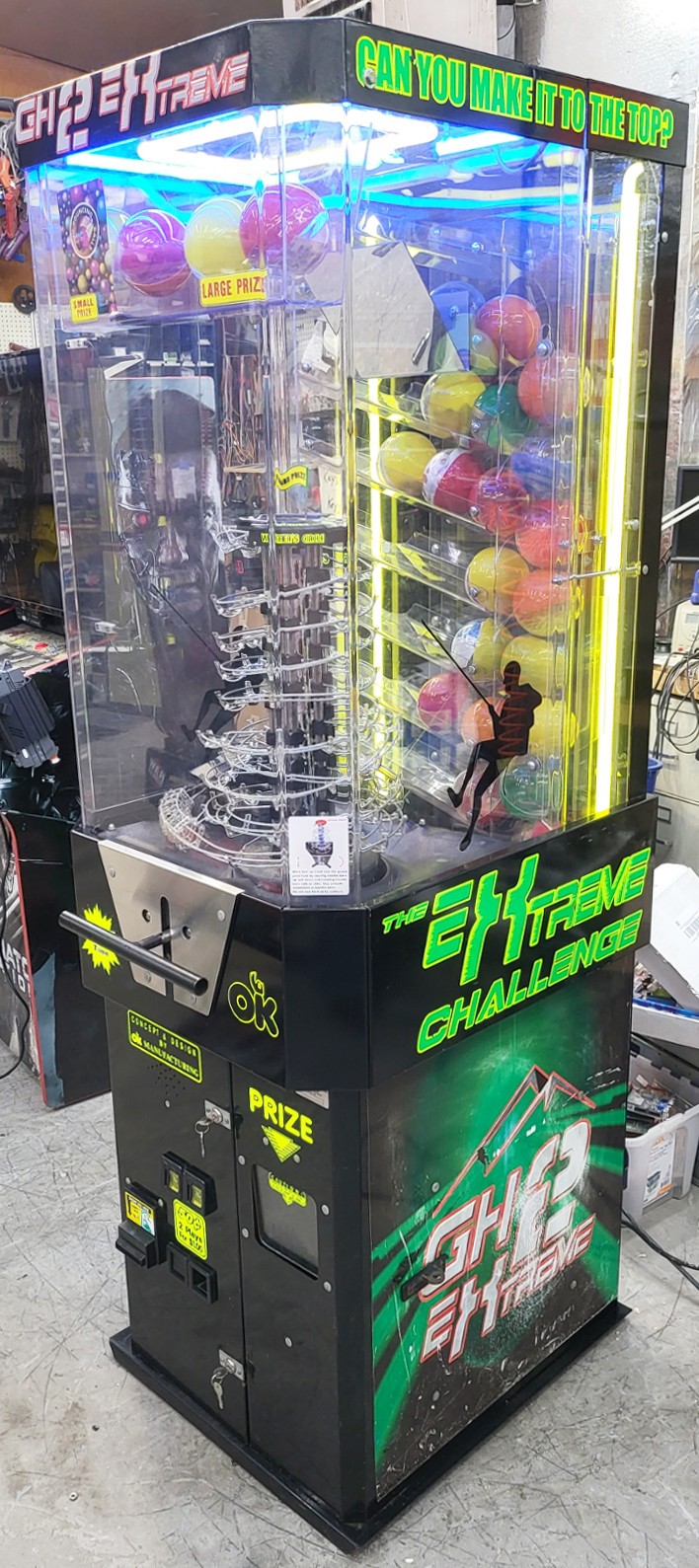 Gh2 Machine GRAVITY HILL 2 Extreme (GH2) Skill Prize Redemption Arcade Game Machine ...