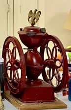 Antique Enterprise MFG Co Double Wheel Coffee Mill Grinder Cast Iron