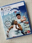PS5 TOPSPIN 2K25 Rated E for Everyone *Slightly Torn Plastic Wrap Covering (pic)