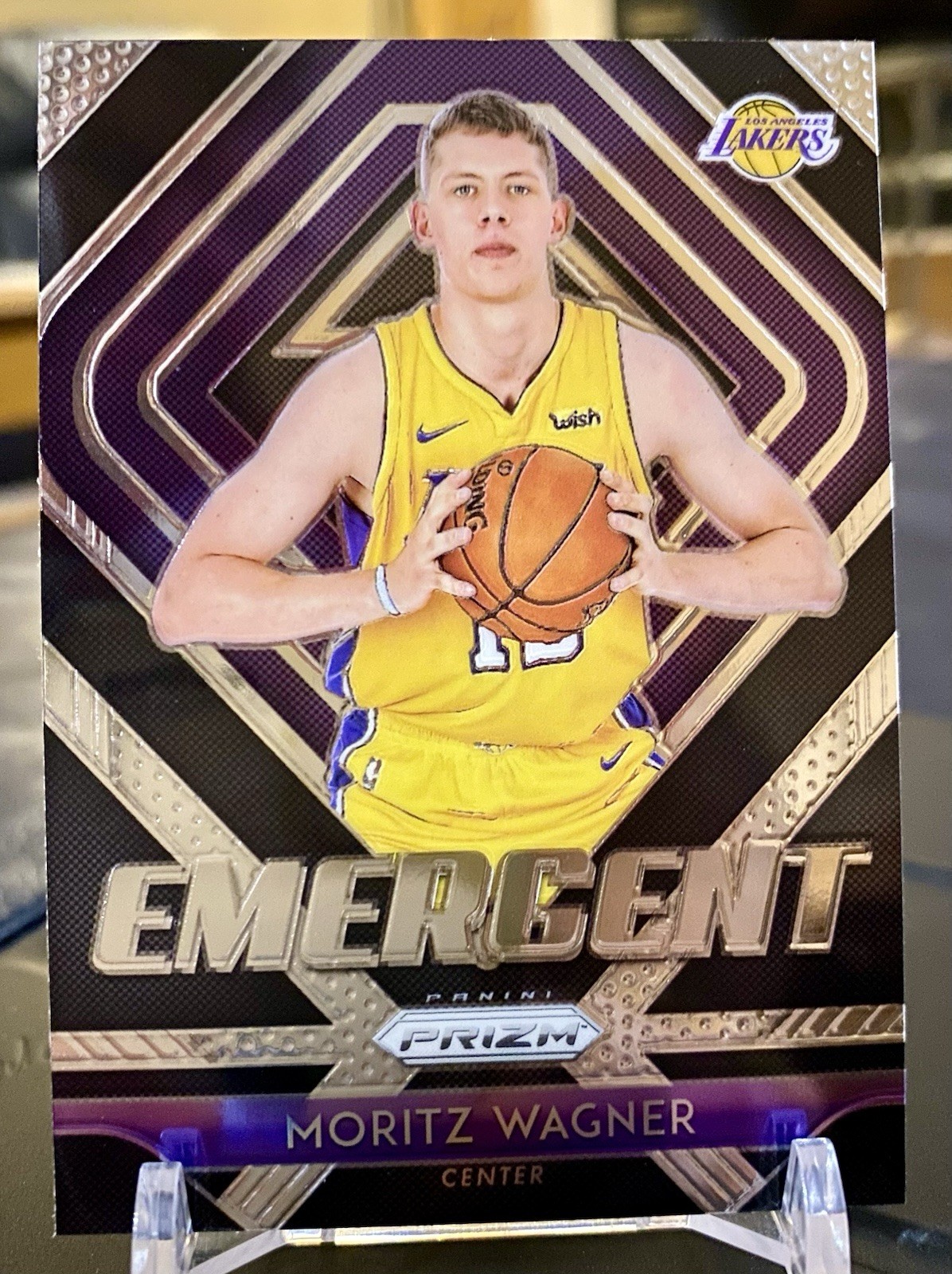 2018-19 Panini Prizm Emergent Moritz Wagner #25 Rookie RC