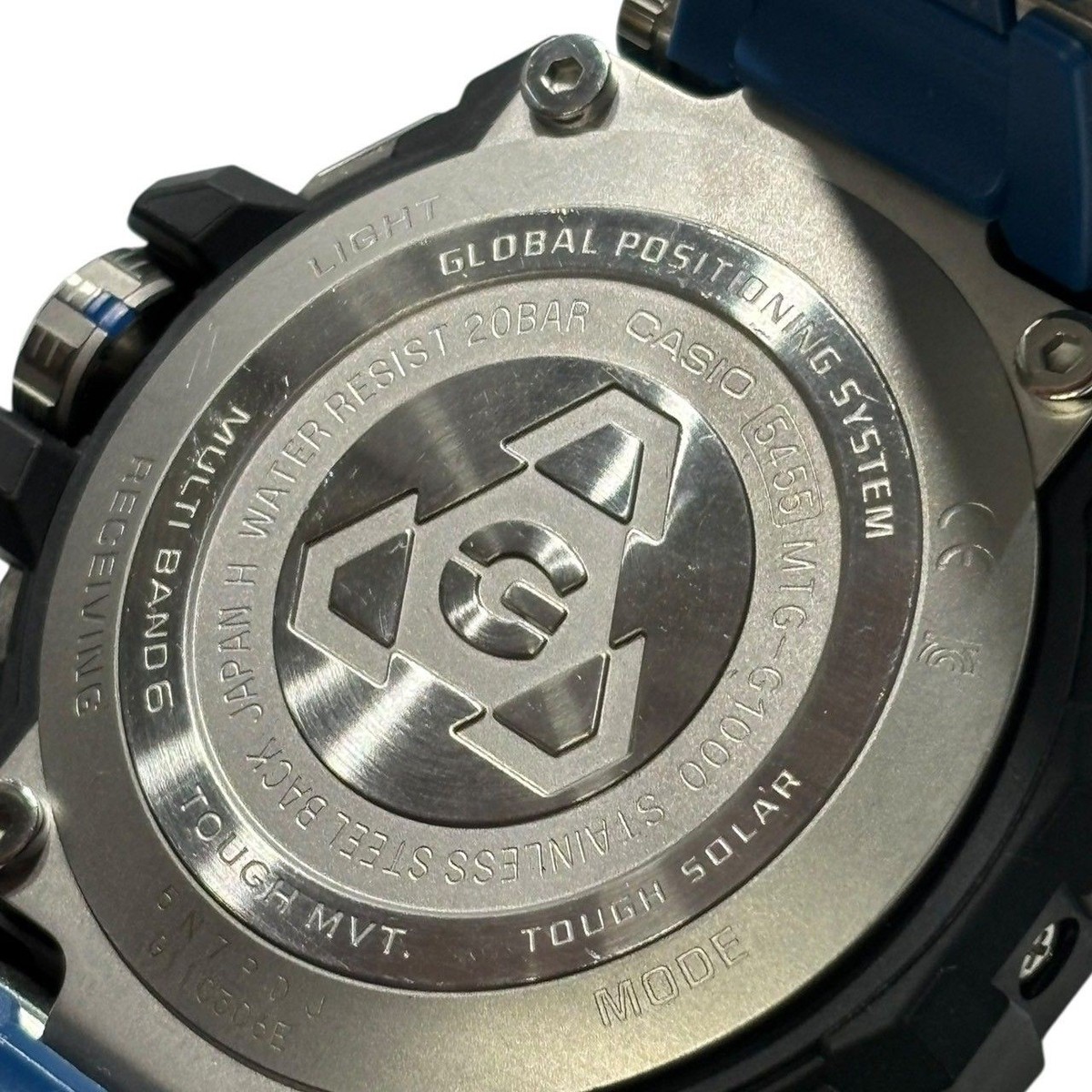 Casio G-Shock MTG-G1000D-1AJF Silver Stainless Steel Solar Analog 