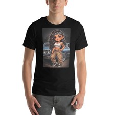 Camiseta Chola Doll Lowrider Niña Estilo Dibujos Animados Urbana Streetwear