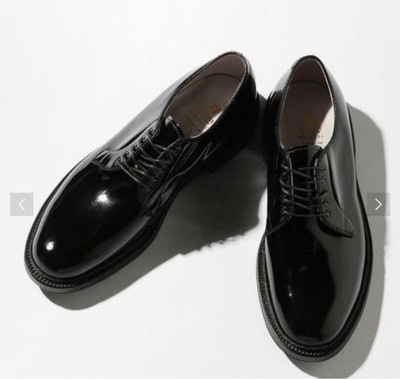 Alden Men s Patent Leather Dress Shoes 8.5US Black Pl footbed Replaced Sohle