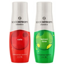 Lot de 2 concentrés SodaStream Cola + Citron-Lime