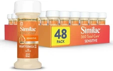 Similac 360 Total Care Sensitive Infant Formula Pack 48 2-fl-oz Bottles *04/26*