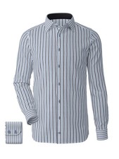 Mens Stripe Shirts Business collar Bespok tailored any size