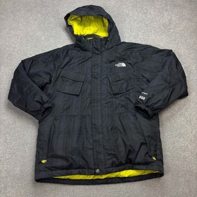 North Face Jacke Kinder X Large schwarz 550 Gänsedaunen Hyvent Kapuze Mantel Jugend