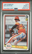 Nolan Ryan Cards, Rookie Cards and Autographed Memorabilia Guide 48