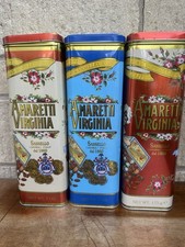 Amaretti Virginia Vintage Set Of 3 Storage Biscuit Tins