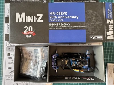 Kyosho Mini Z MR-03EVO N-MM2 5600KV 20th Anniversary Châssis Set - Photo 1/4