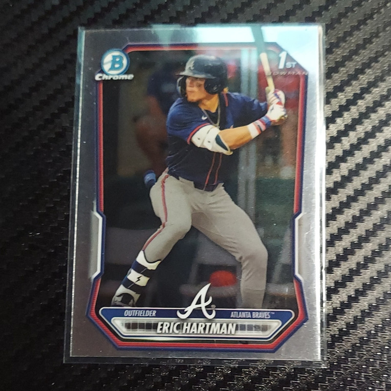 Topps 2026 Bowman Chrome 1st Bowman Eric Hartman #BCP-102 Atlanta Braves